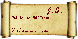 Juhász Sámuel névjegykártya