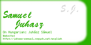 samuel juhasz business card